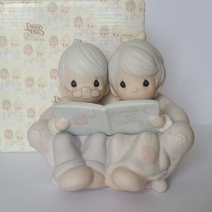 Precious Moments Memories Old Married Couple Porcelain Collectible Figurine